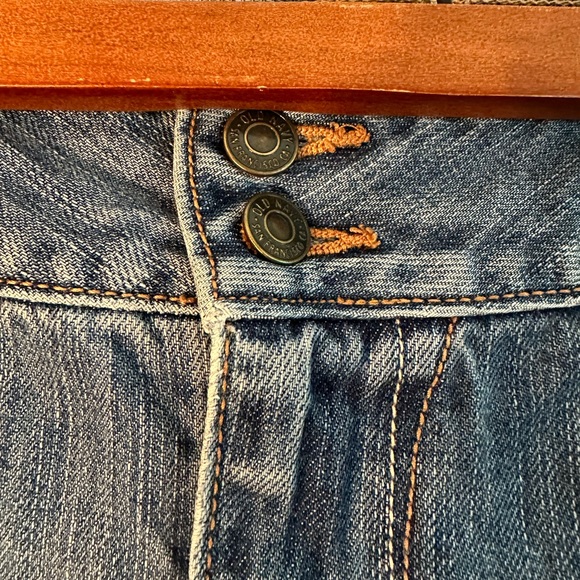 100% cotton denim mini skirt - Picture 4 of 7